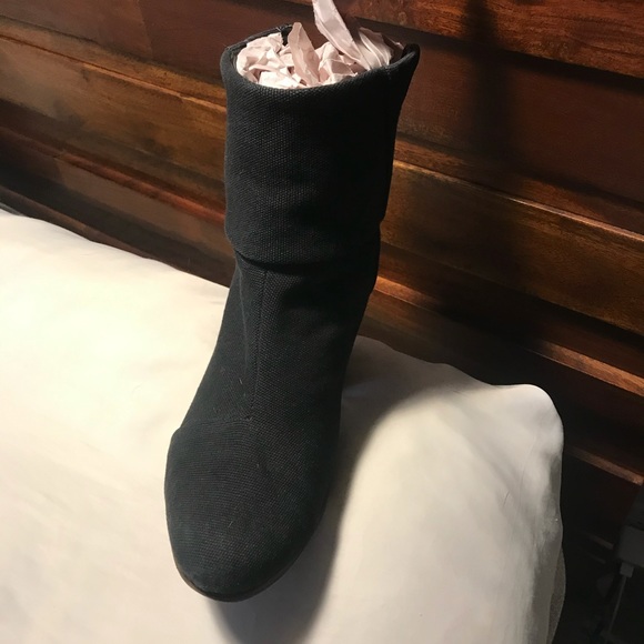 Rag & Bone Newbury Booties in Black Canvas - Picture 2 of 8